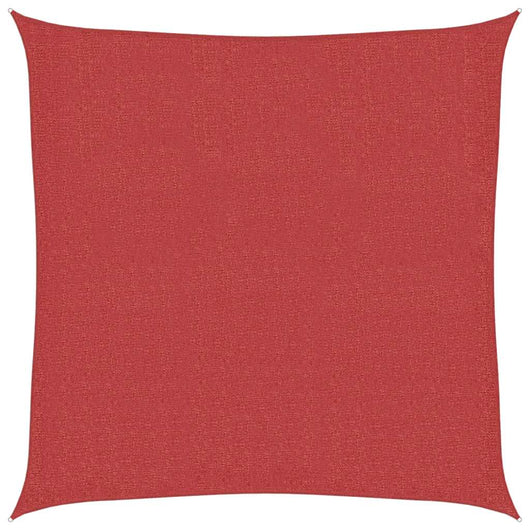 Vela Parasole 160 g/m² Rossa 2,5x2,5 m in HDPE 311603