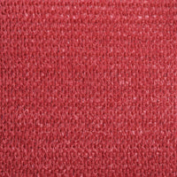 Vela Parasole 160 g/m² Rossa 2,5x2,5 m in HDPE
