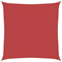 Vela Parasole 160 g/mÂ² Rossa 3,6x3,6 m in HDPE