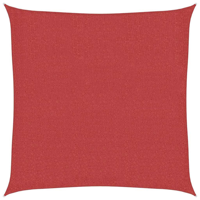 Vela Parasole 160 g/mÂ² Rossa 3,6x3,6 m in HDPE