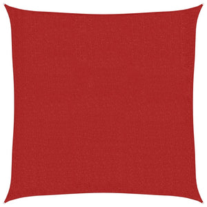 Vela Parasole 160 g/m² Rossa 3,6x3,6 m in HDPE 311605