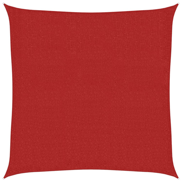 Vela Parasole 160 g/m² Rossa 3,6x3,6 m in HDPE 311605