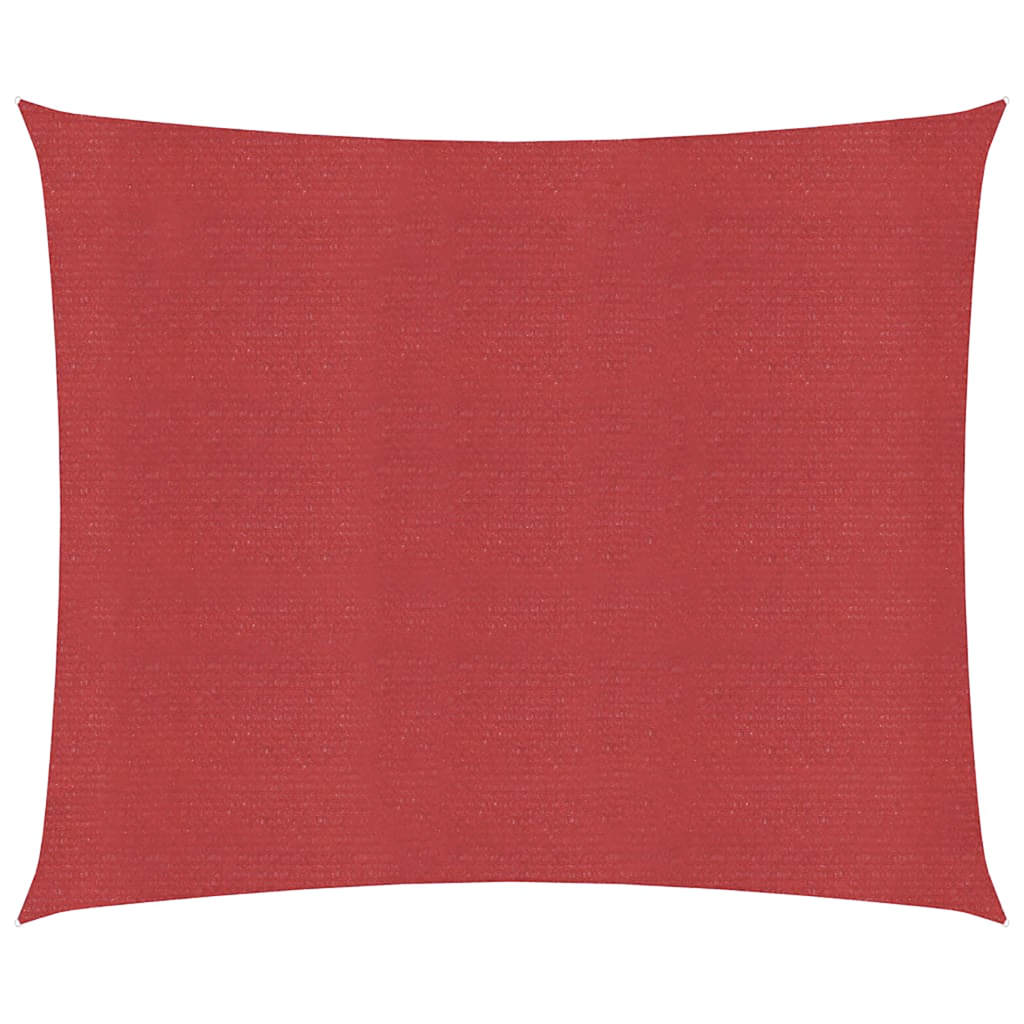 Vela Parasole 160 g/mÂ² Rossa 4,5x4,5 m in HDPE