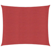 Vela Parasole 160 g/mÂ² Rossa 4,5x4,5 m in HDPE