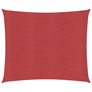 Vela Parasole 160 g/mÂ² Rossa 4,5x4,5 m in HDPE