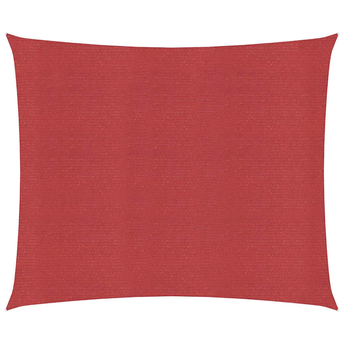 Vela Parasole 160 g/m² Rossa 4,5x4,5 m in HDPE 311607