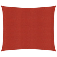 Vela ombreggiante 160 g/m² rossa 6 x 6 m HDPE 02_0009291