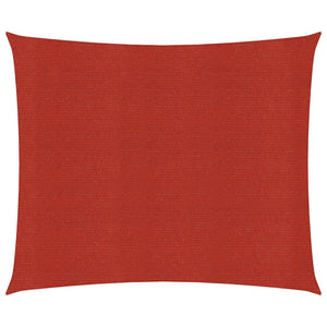 Vela ombreggiante 160 g/m² rossa 6 x 6 m HDPE 02_0009291