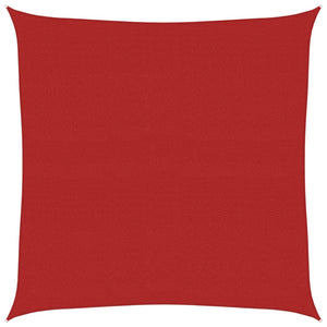 Vela Parasole 160 g/m² Rossa 7x7 m in HDPE 311610