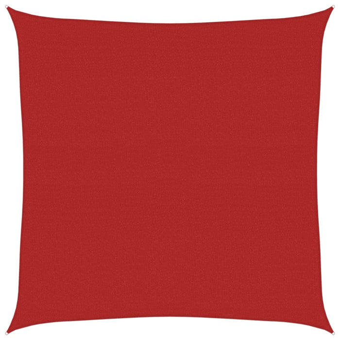 Vela Parasole 160 g/m² Rossa 7x7 m in HDPE 311610