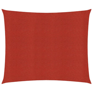 Vela ombreggiante 160 g/m² rossa 7 x 7 m HDPE 02_0009293