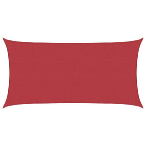 Vela Parasole 160 g/m² Rossa 2x3,5 m in HDPE 311613
