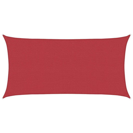 Vela Parasole 160 g/m² Rossa 2x3,5 m in HDPE 311613