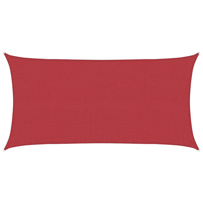 Vela Parasole 160 g/m² Rossa 2x3,5 m in HDPE 311613
