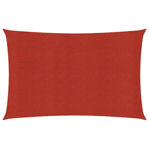 Vela ombreggiante 160 g/m² rossa 2 x 3,5 m HDPE 02_0009255