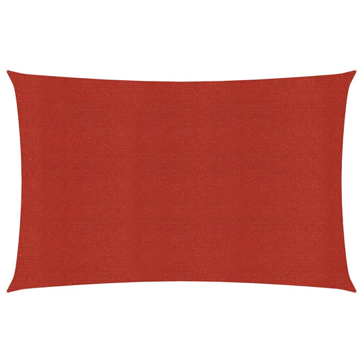 Vela ombreggiante 160 g/m² rossa 2 x 3,5 m HDPE 02_0009255