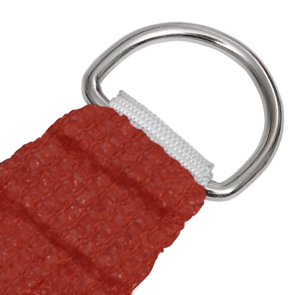 Vela ombreggiante 160 g/m² rossa 2 x 3,5 m HDPE 02_0009255