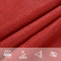 Vela Parasole 160 g/m² Rossa 2x3,5 m in HDPE 311613