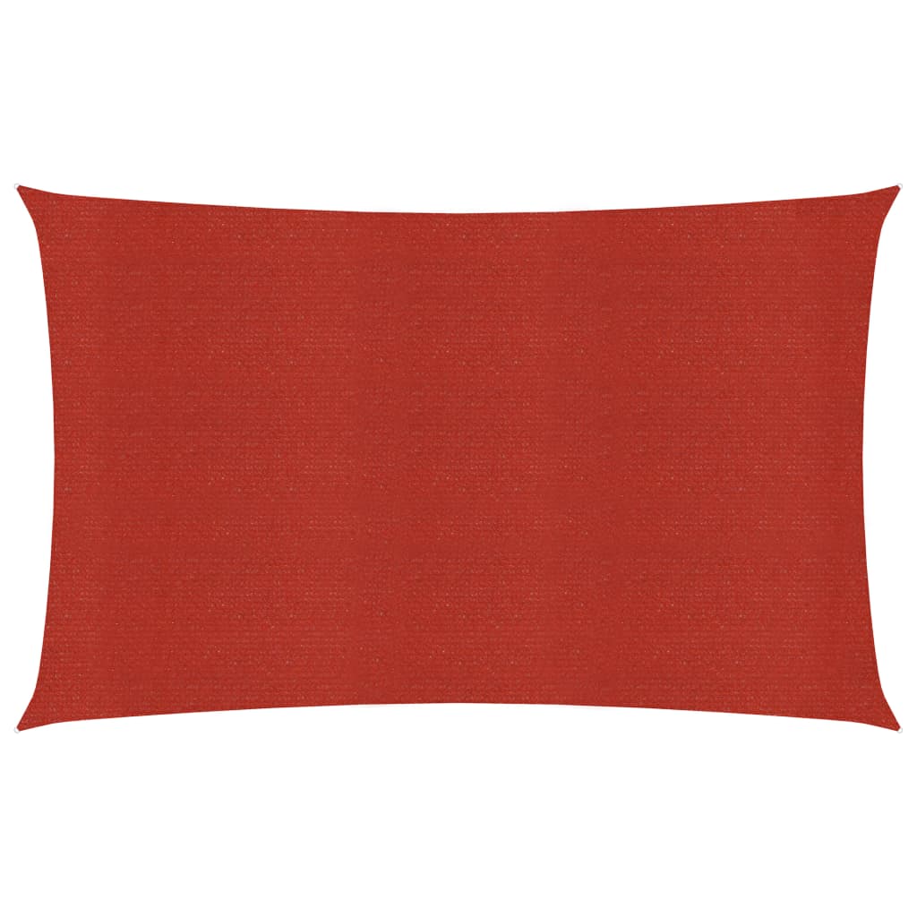 Vela in tessuto per ombrellone 160 g/m² 2 x 4 m HDPE rosso 02_0009256