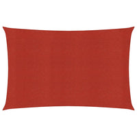 Vela in tessuto per ombrellone 160 g/m² rosso 2 x 5 m HDPE 02_0009258
