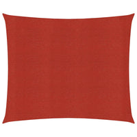 Vela ombreggiante 160 g/m² 2,5 x 3 m HDPE rossa 02_0009247