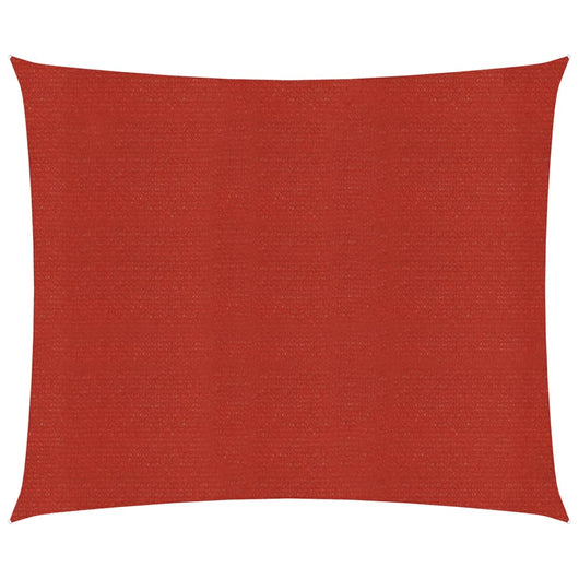 Vela ombreggiante 160 g/m² 2,5 x 3 m HDPE rossa 02_0009247