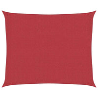 Vela Parasole 160 g/mÂ² Rossa 2,5x3 m in HDPE