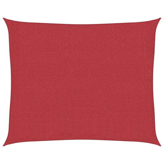 Vela Parasole 160 g/m² Rossa 2,5x3 m in HDPE 311617