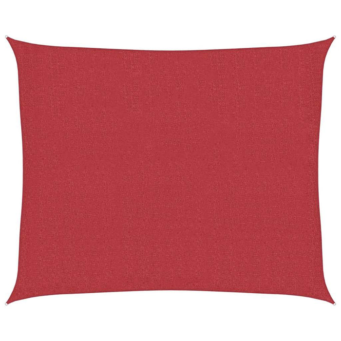 Vela Parasole 160 g/m² Rossa 2,5x3 m in HDPE 311617