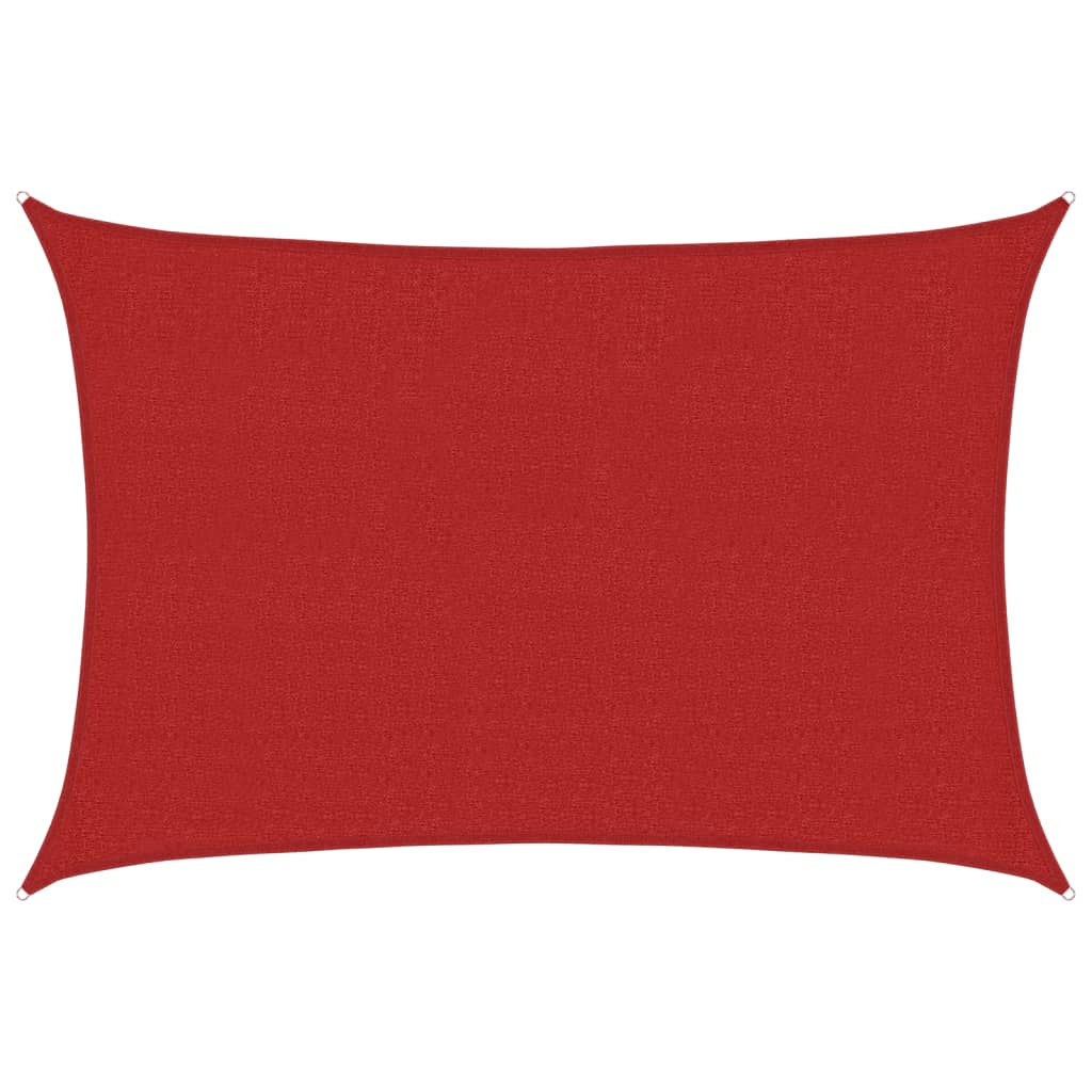 Vela Parasole 160 g/m² Rossa 2,5x3,5 m in HDPE 311618