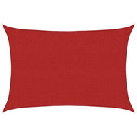 Vela Parasole 160 g/m² Rossa 2,5x3,5 m in HDPE 311618