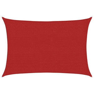 Vela Parasole 160 g/m² Rossa 2,5x3,5 m in HDPE 311618