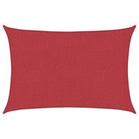Vela Parasole 160 g/mÂ² Rossa 2,5x3,5 m in HDPE