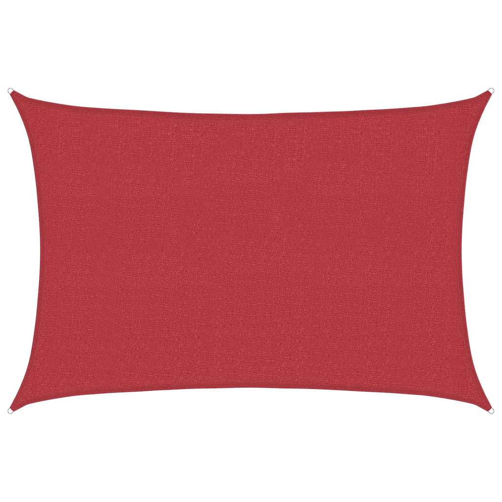 Vela Parasole 160 g/m² Rossa 2,5x4 m in HDPE 311619