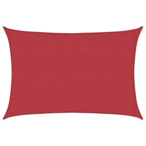 Vela Parasole 160 g/m² Rossa 2,5x4 m in HDPE 311619