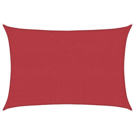 Vela Parasole 160 g/m² Rossa 2,5x4 m in HDPE 311619