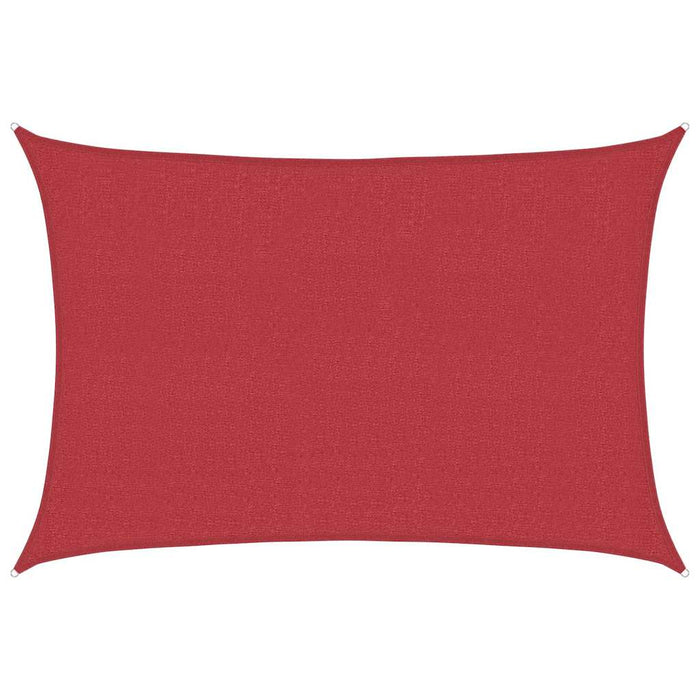 Vela Parasole 160 g/m² Rossa 2,5x4 m in HDPE 311619