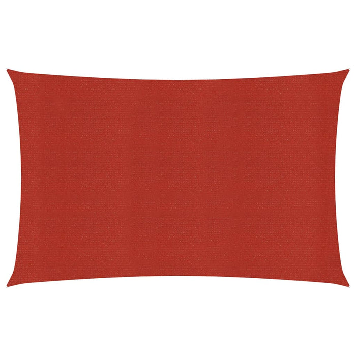 Vela ombreggiante 160 g/m² rossa 2,5 x 4,5 m HDPE 02_0009250