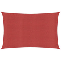 Vela Parasole 160 g/m² Rossa 2,5x4,5 m in HDPE 311620