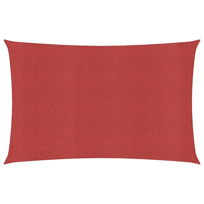 Vela Parasole 160 g/m² Rossa 2,5x4,5 m in HDPE 311620