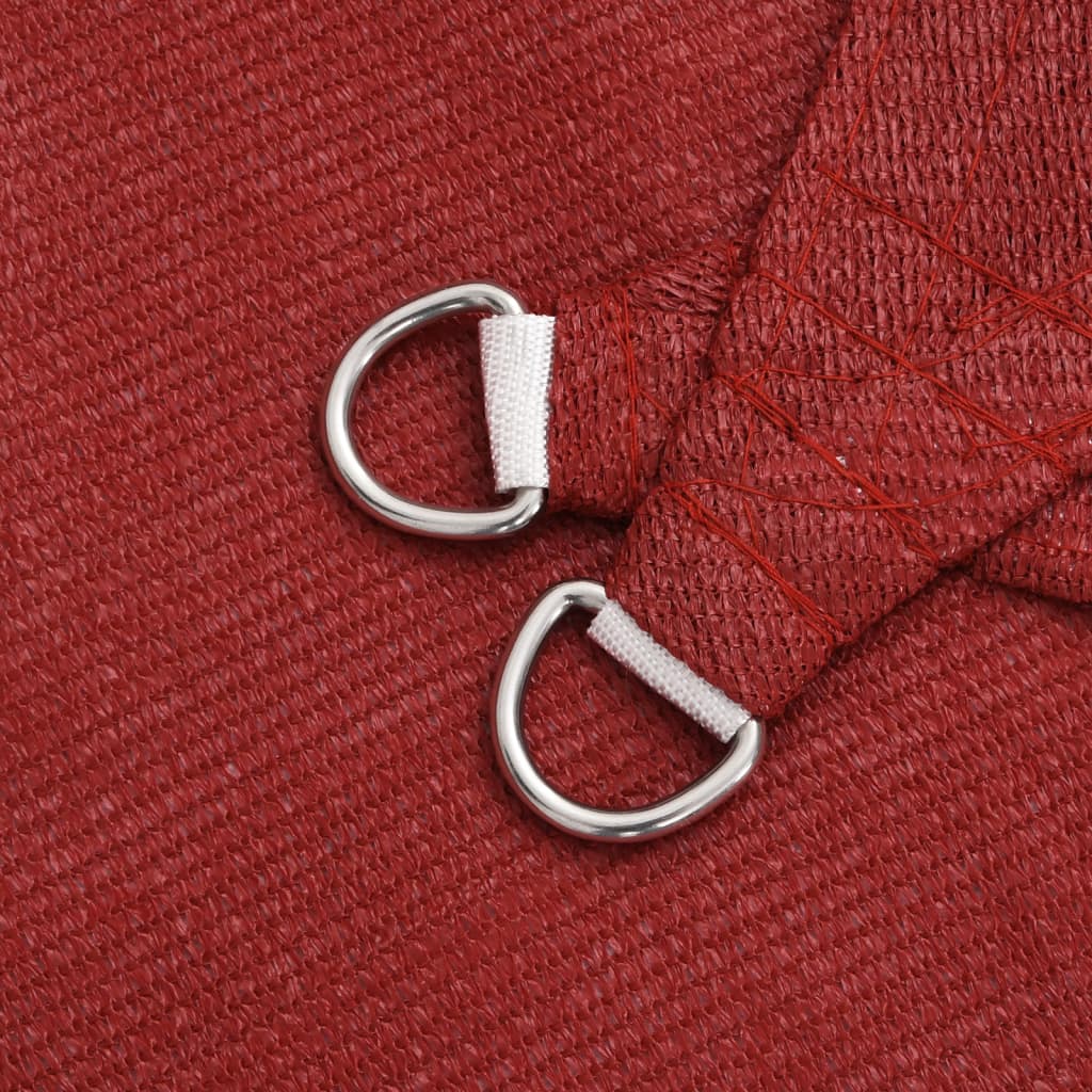 Vela Parasole 160 g/m² Rossa 2,5x4,5 m in HDPE 311620