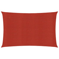 Vela in tessuto per ombrellone 160 g/m² rosso 2,5 x 5 m HDPE 02_0009251
