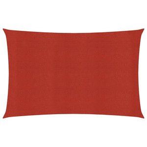 Vela ombreggiante 160 g/m² rossa 3 x 4,5 m HDPE 02_0009269