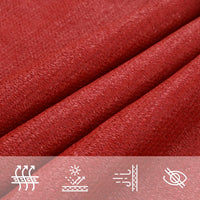 Vela Parasole 160 g/m² Rossa 3x4,5 m in HDPE 311623