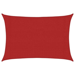 Vela Parasole 160 g/m² Rossa 3x5 m in HDPE 311624