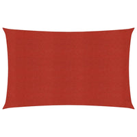 Vela ombreggiante 160 g/m² rossa 3 x 6 m HDPE 02_0009273