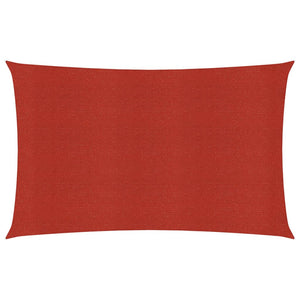 Vela ombreggiante 160 g/m² rossa 3 x 6 m HDPE 02_0009273