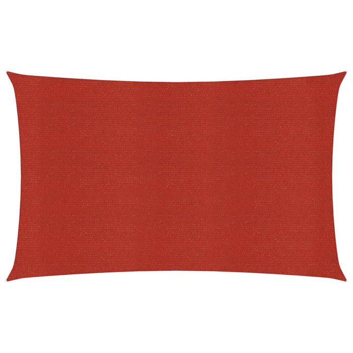 Vela ombreggiante 160 g/m² rossa 3 x 6 m HDPE 02_0009273