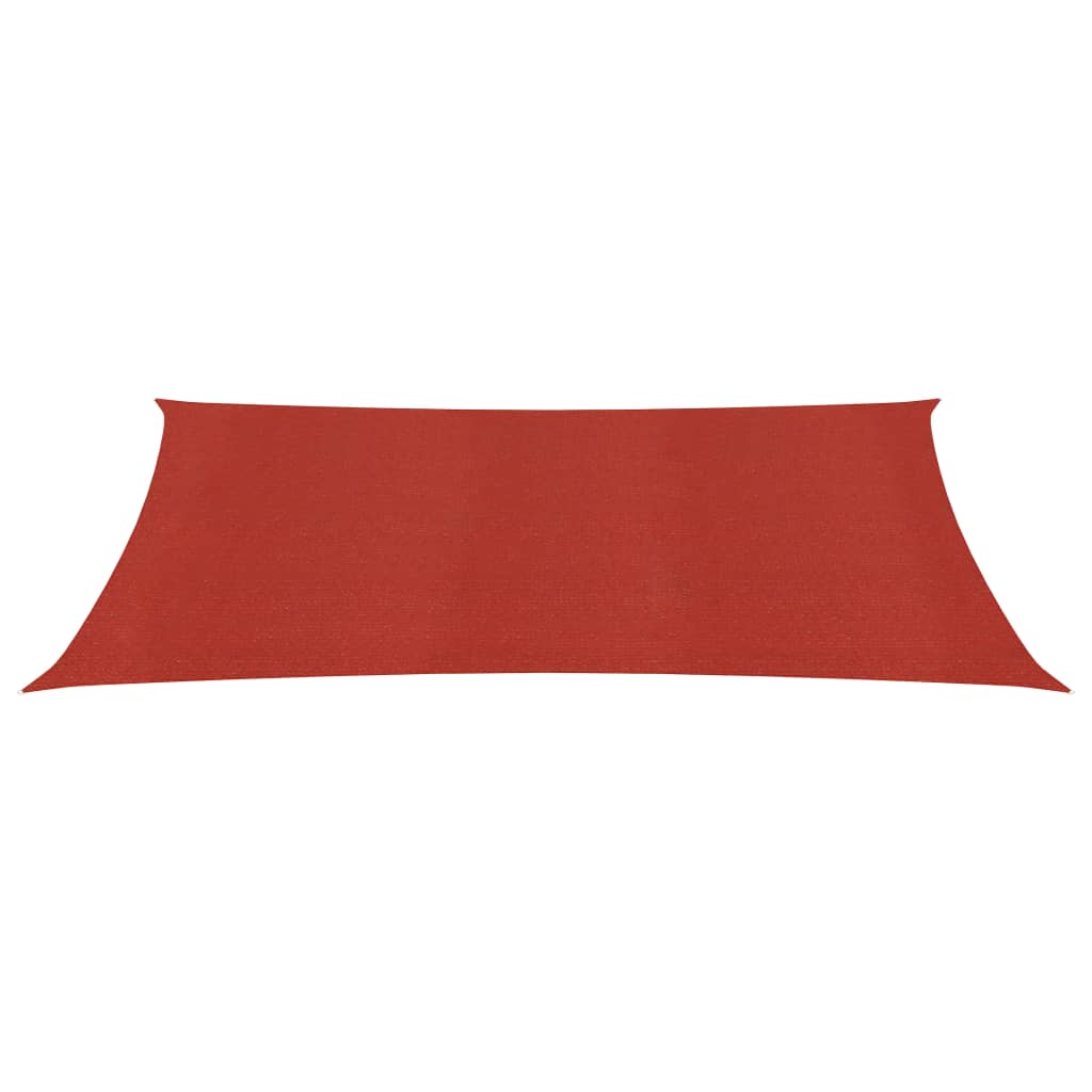 Vela ombreggiante 160 g/m² rossa 3 x 6 m HDPE 02_0009273