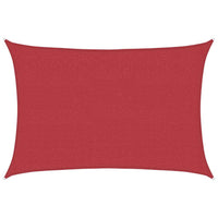 Vela Parasole 160 g/m² Rossa 3,5x4,5 m in HDPE 311626